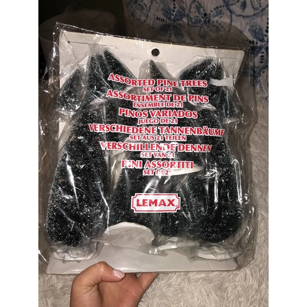 Lemax assorted pine trees new